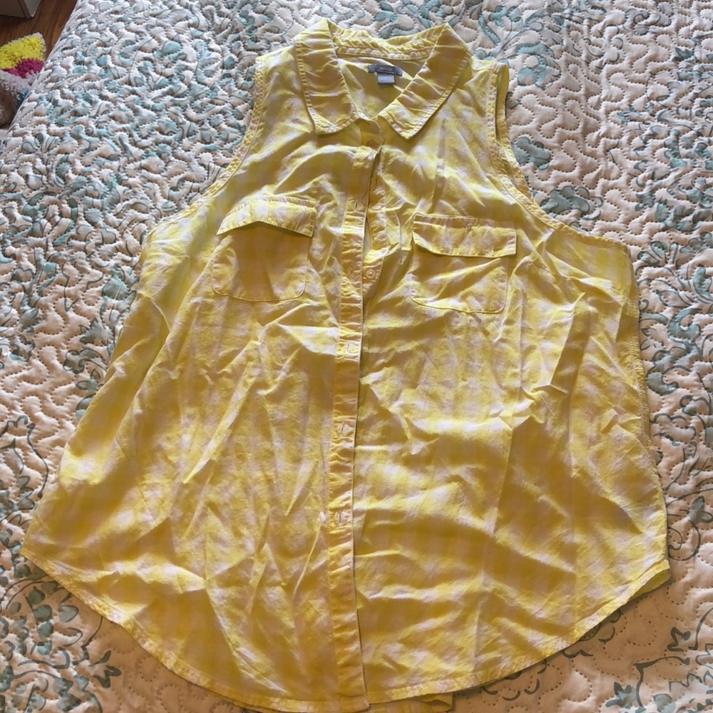 Aerie button up tank top